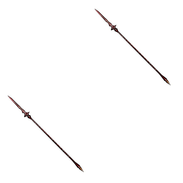 1/2/3/5 Mini Spydspids Model Prop Spydspids Modeller Ornament Tilbehør[C] Red 2Set