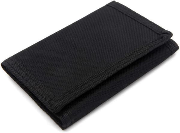 Slank Camouflage RFID-pung til drenge og børn udendørs sort[C]
