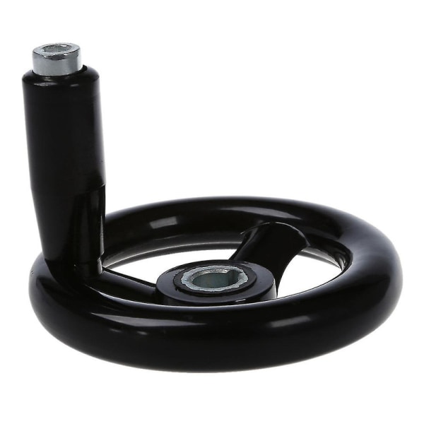 Handhjul med diameter 3,9" W Roterande handtag för fräsmaskin Black