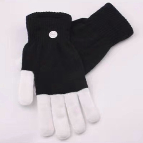 Finger Lysende LED Glow Handsker Fingerbelysning Halloween Handsker til Fest Samling Spil