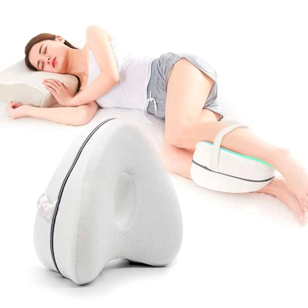 Orthopedic Knee Pillow Leg Pillow Knee Pillow For Side Sleepers Memory Foam Side Sleeper Pillow For Optimal Support Relief From Hip Back Knee Pain Pre