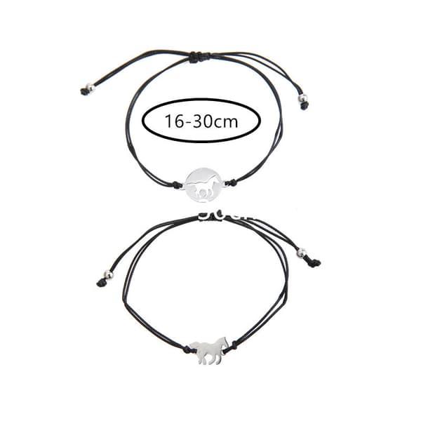 Hjerteformet armbånd til bestevenner og bestevenninner
