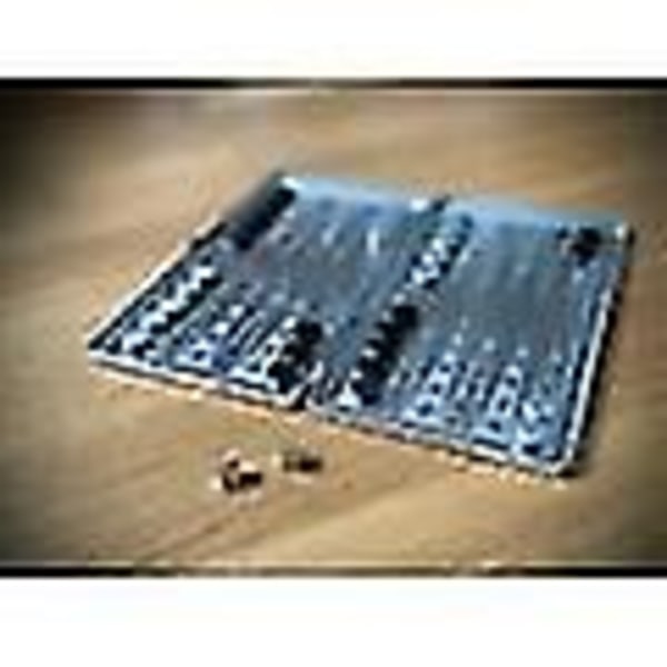 Magnetisk Backgammon / Rejse Backgammon I Lommeformat Spil Sølv