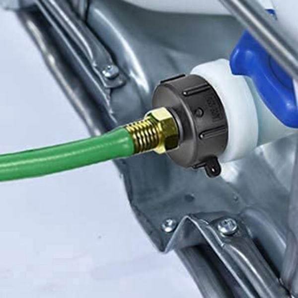 4 st IBC-behållare Adapter 275 330 IBC-adapter Fint gäng 2 tum NPS Vattentank Trädgårdsslang Adapter Koppling