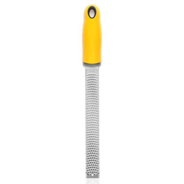 Citrus Zester Ost Rivjärn Rostfritt Stål Citrus Zester Rivjärn med Handtag Citron Zester för[C] black