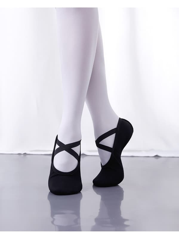 Rosa Demi Pointe Balletsko Størrelse 21,5 cm[C]