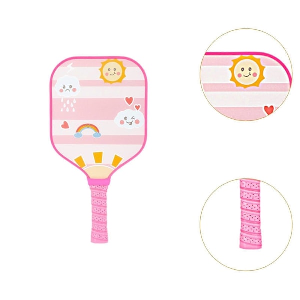 Pickleball Racket for Barn Enkelt Racket for Nybegynnere Barn Jenter (C)