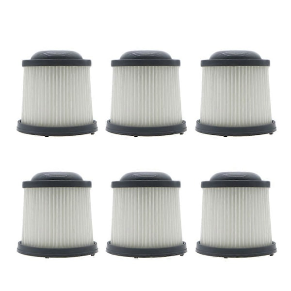 6 st HEPA-filter för Black & PVF110 PHV1210 PHV1210P PHV1210B PHV1210L-A9 PD1820LF PD1820LG PHV1810  (C)