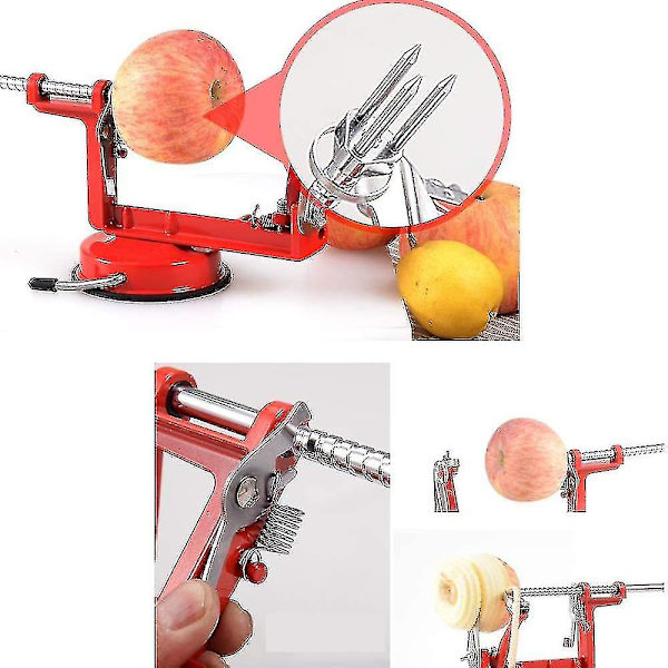 Äppelskälare, Äppelskälare Slicer Sugbas Durable Heavy Duty Blade Peelers (shikai)[pb]