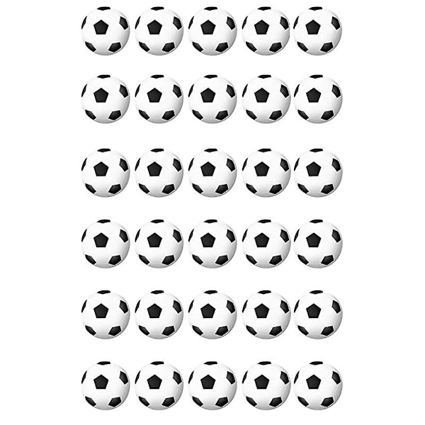 30-pack Mini Fotboll Stressboll Sport Stressboll Party Liten Skumfotboll för Barn Stressavlastning Avkoppling Fest