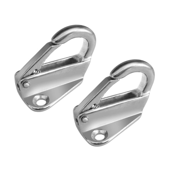 Stykker Marine Grade Rustfrit Stål Fjederkroge Fender Båd (C)