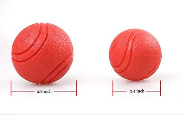 Oförstörbara Hundträningsbollar i Gummi 2-pack