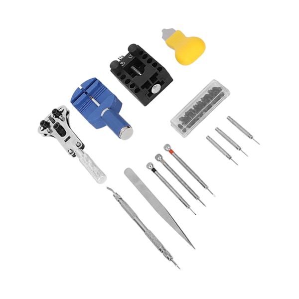 13-deligt Professionellt Urmakarkit - Armband, Batteri, Packning, Öppnare, Batteribytesverktyg [C]