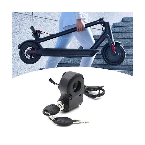 E-cykel Tändningslås Nyckel Tumgasreglage Ström för / Universal Elektrisk