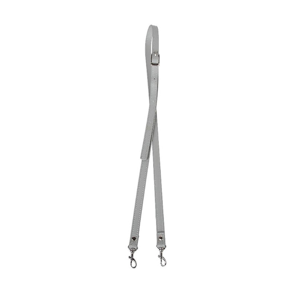 Pu Læder Håndtaske Skulderrem Crossbody Taske Justerbare Remme Udskiftning Grey