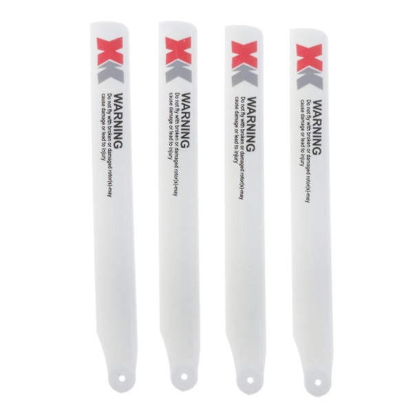 4st RC Drönarpropellrar för XK K124.005 Flygplanskroppsdelar Tillbehör Vit (C)