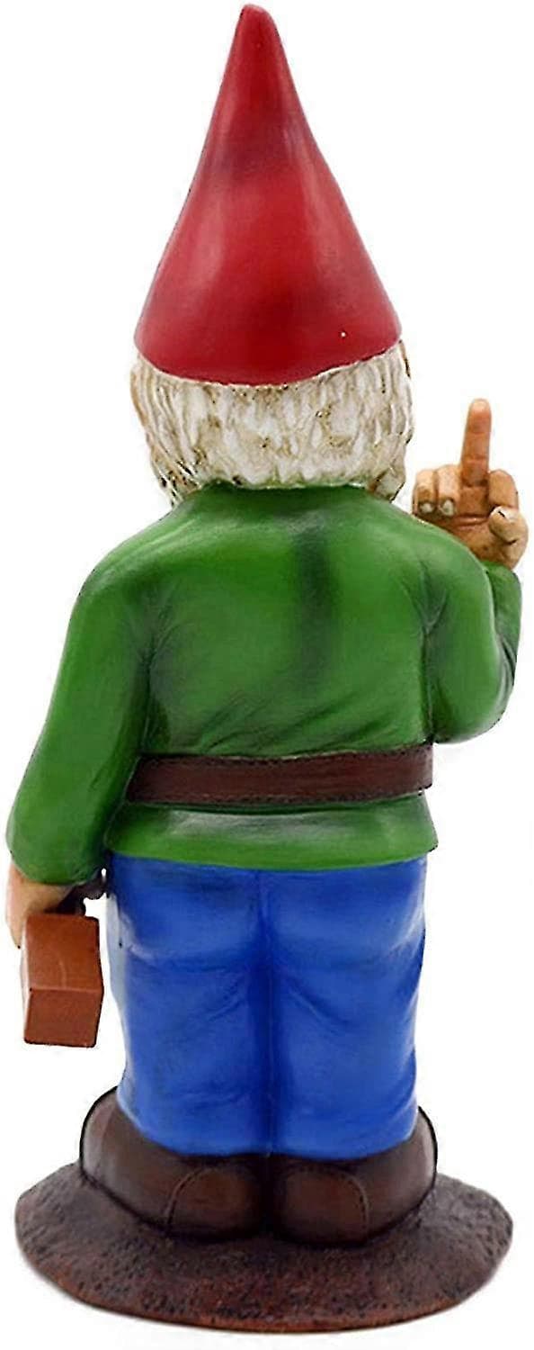 Havenisse, 3D Nisser, Polyresin Udendørs Langfinger Julemandsstatue, Julepynt[D][C]