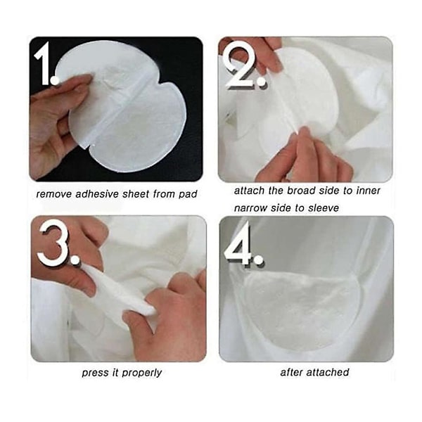 1 par Unisex Svetteputer Sommer Deodoranter Underarm Anti Perspirasjon Svetteputer Engangs [C]