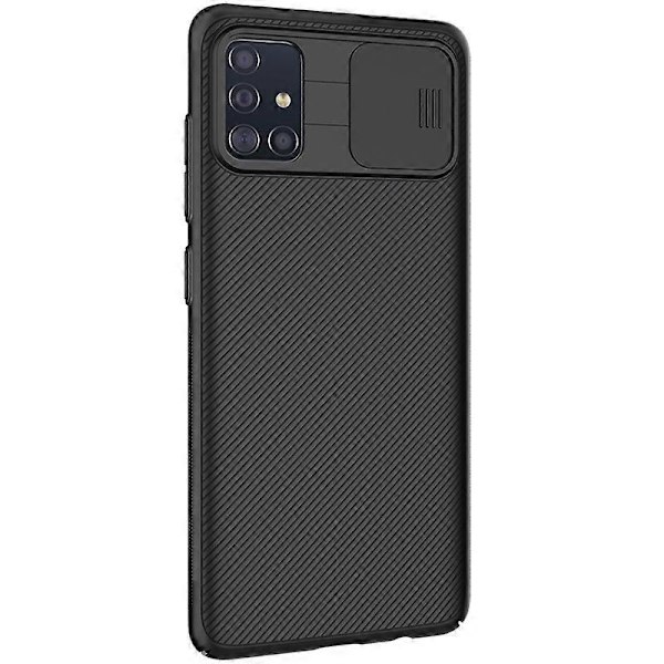 NILLKIN Black Mirror Series PC Camshield Full Coverage Dammtät Reptåligt Mobiltelefonfodral För Samsung Galaxy A51 I6(FCC)