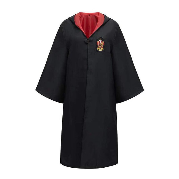 Halloween Premium Cosplay Robe Kostym Huvklänning Vuxen unisex kostym Hufflepuff Magic Robe XL