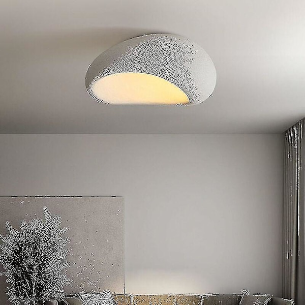 Modern Minimalist Ceiling Light, Wabi-sabi Style Resin Ceiling Light-hhny