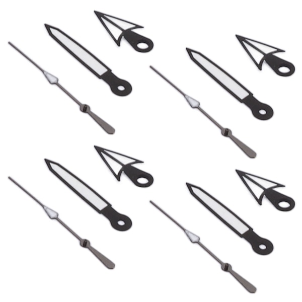 10-pack Urvisarpekare för Klocka, Timme, Minut, Sekund, Lysande, för Klockrörelsemodifiering, Passar NH35 NH36 SK‑23[C]