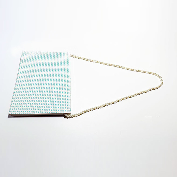 Pärlväskkedja Slitstark DIY Pärlkedja för Handväska Kedjor Tillbehör 15cm / 5.9in Vit[C]