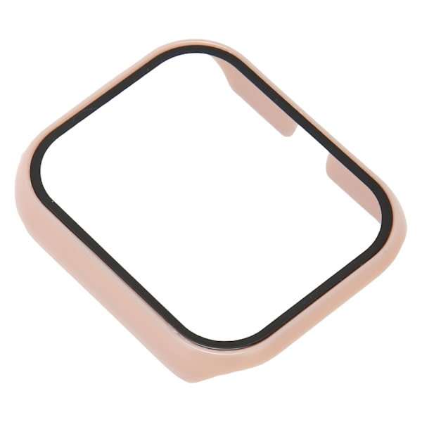 Klockskyddsskal PC Härdat glas Fullt skydd Klockskärmsfodral för Haylou RS4 Sakura Rosa[C]