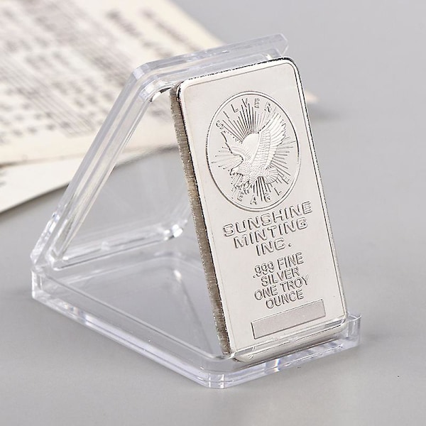 USA Schweiz 1 Oz Sølvbarre Mindesmøntsamling (C)