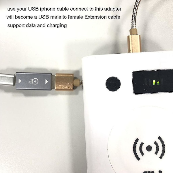 8-polet Lightning Hun til USB 3.0 Hun Konverteringsadapter til USB-kabel USB-disk Kortlæser USB-lampe Fan Mere