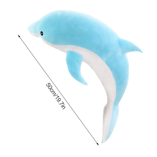 Plushleker Gaver Til Jenter Og Gutter Søt Tegneserie Delfin Pute Plush Leke Dukke For Hjem Sofa Seng Sove Leke For Gutter Og Jenter 3-6 År