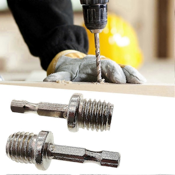 M14 Kraftig Snabbanslutnings Borrchuckadapter Kolstål Gänga Sexkantig Anslutningsstång Adapter För Slagskruvdragare I6(FCC)