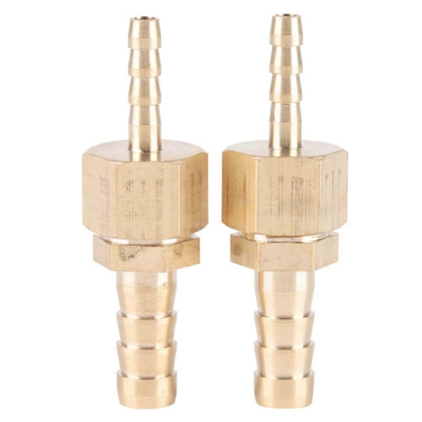 2 st 4--8mm Mässingskoppling Slangnippel Reducerande Plug Connector (C)