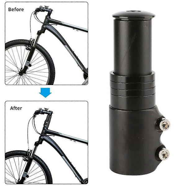 Prolunga for styrefremspring for sykkel, 121 mm, forlengelse for gaffelstyrefremspring