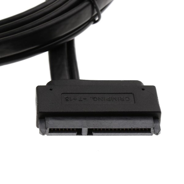 Strøm Esata Usb 2.0 5v Combo Til 2.5' 22pin Sata Hdd Adapterkabel 1.0m