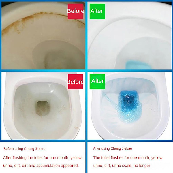 Toilet Cisternrenser Loo Freshener 2000 Flush Plet &amp; Kalkfjerner