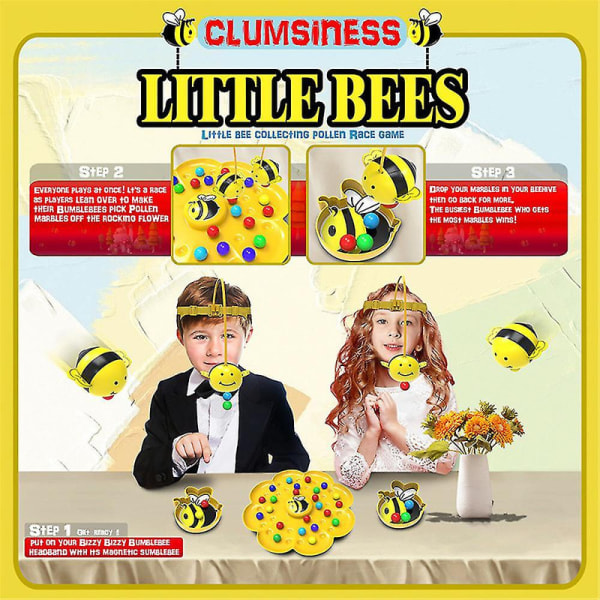 Little Bumblebee Brädspel Bin som äter bönor Barn Fiskeleksaker Presenter -z