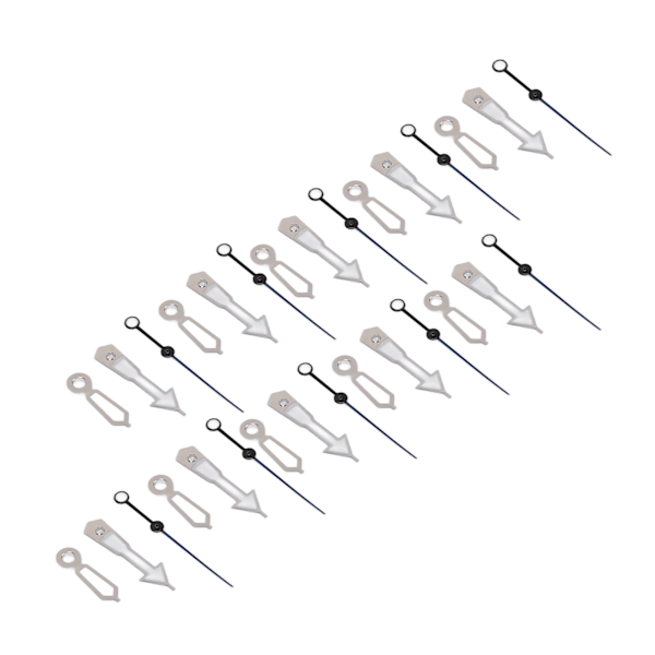 10 Set Urvisarvisdelar Luminous Metall Exklusiv Bärbar Snygg Urverk Visare för NH35A Typ 2[C]