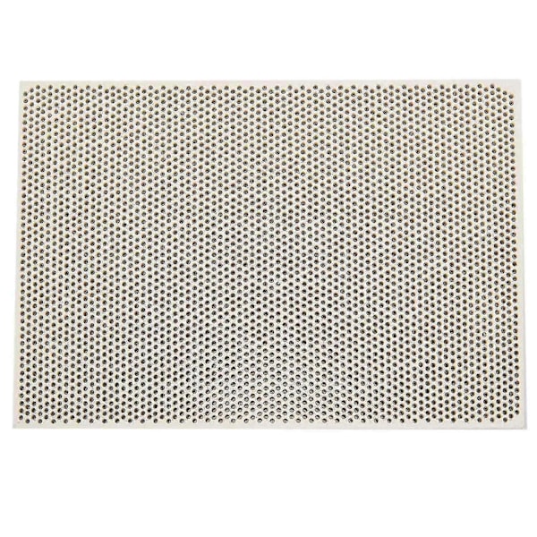 3x gassbrenner keramisk honningkake sveiset plateoppvarming 134*93*12mm