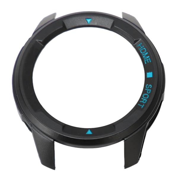 Urkasse i Plastik til Smartwatch, Stødsikker Hård Beskyttelsesramme Tilbehør Passer til X1 Smartwatch Sort og Blå[C]
