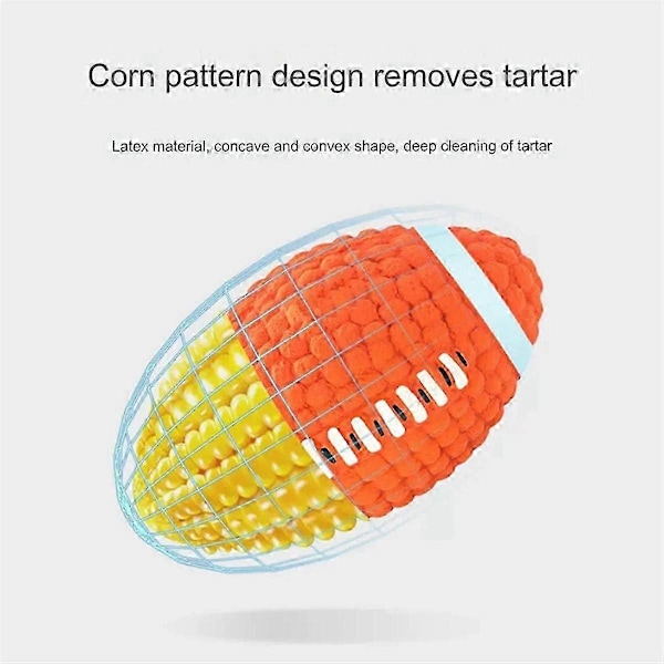 Leksaksbollar för hundar Pipande valpleksaker Intressanta tennis- och fotbollsleksaker för tandrengöring för hundar E js (FCC)