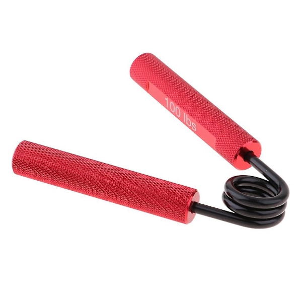 Justerbar Hand Grip Stärkare Träningsredskap Underarmsgrepp Svart Röd (C)