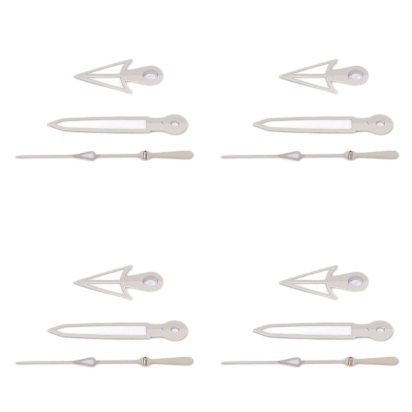 10-pack Urvisarpekare för Klocka, Timme, Minut, Sekund, Luminous, för Klockrörelsemodifiering, Passar NH35 NH36 SK-24[C]