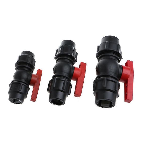 Tilbehør til vannrør 20 mm/25 mm/30 mm kuleventiler hurtigkoblinger