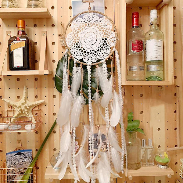 20 stycken metalldrömfångarringar, hoops, stål hantverk silverringar för hantverk, macrame och andra DIY-projekt