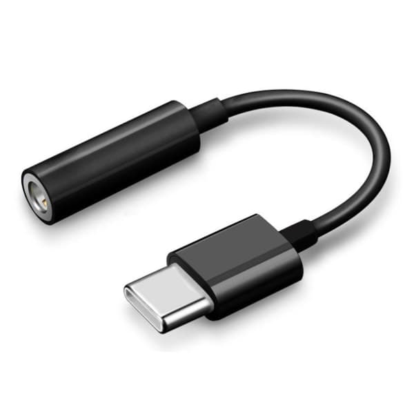 3,5 mm:n Aux-äänimuunnin iPhone 15 -sarjalle - USB-C-sovitin