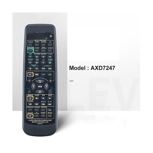 Fjernbetjening til Pioneer Receiver Axd7247 R Vsx-d510 Vsx-d209 Vsx-d409 D511 Vsx D510