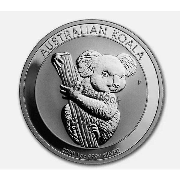 Koala 1 oz Silver 2020 Australien 1 Dollar Silver ST / BU+  (C)