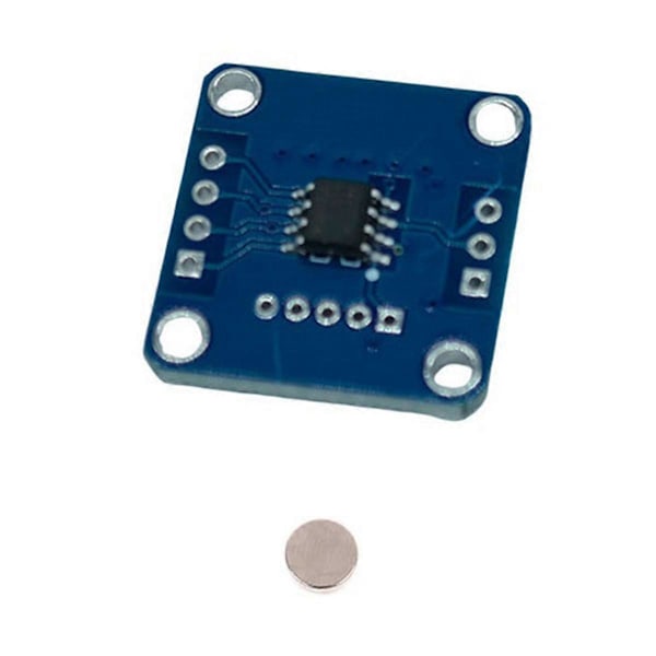 Magnetisk Encoder MT6701 Magnetisk Induktionsvinkelmätningssensormodul 14bit Hög Precision Burk Blue