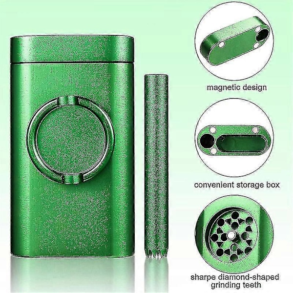 All-in-one Dugout Grinder Container Förvaringsfodral Med Mini Grinder